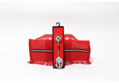 Linguriţă decorativă argintie Castelul Bran